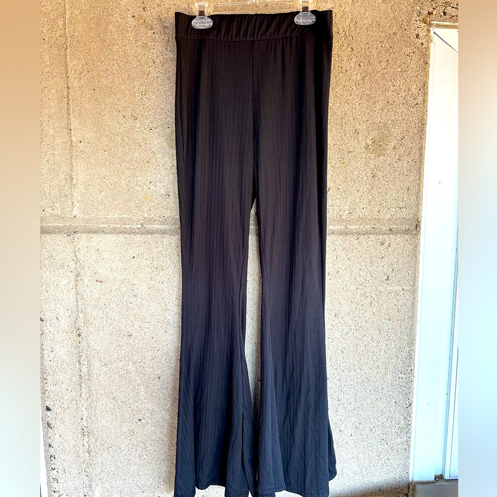 Black Striped Pants